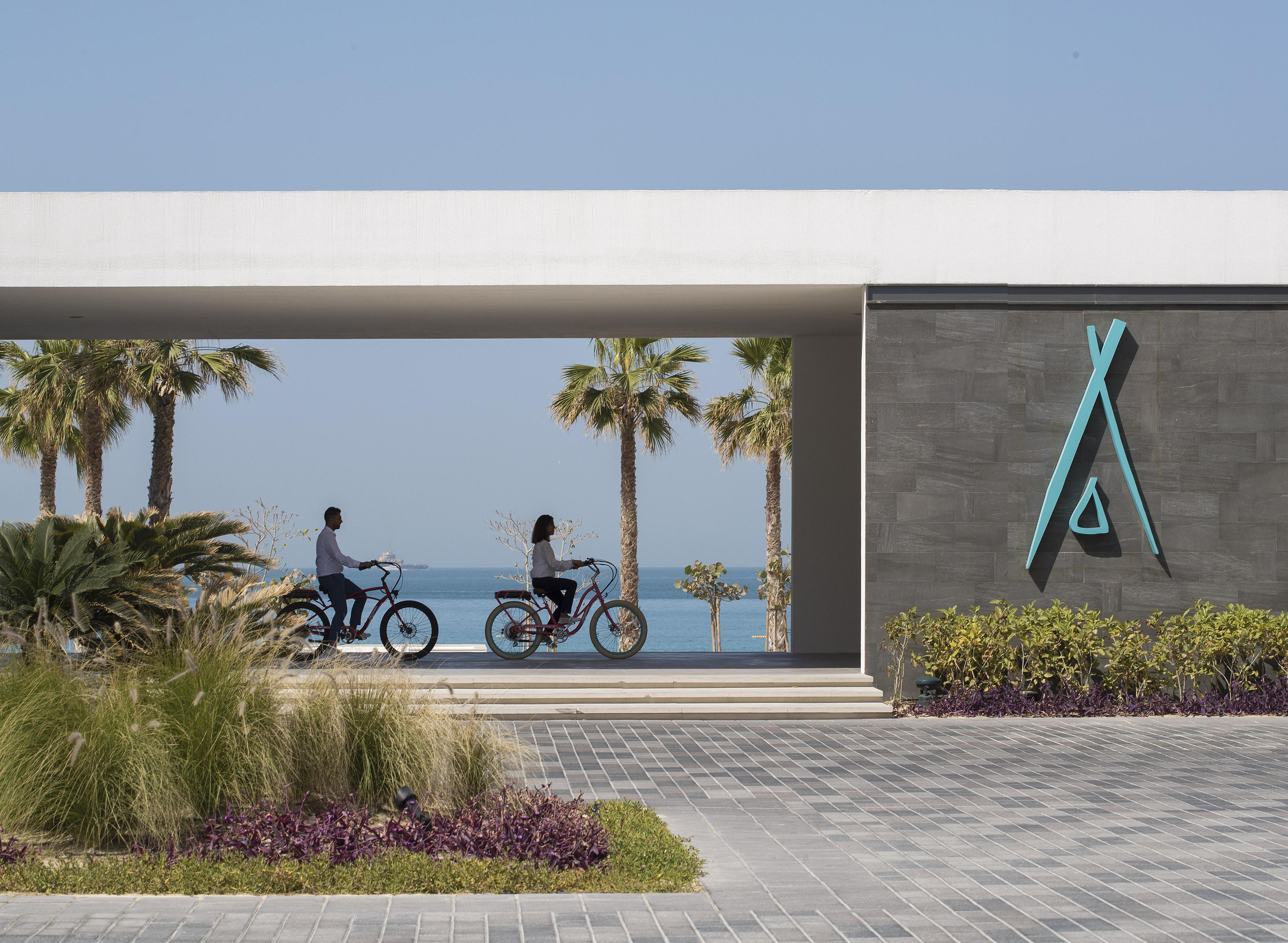 Nikki Beach Resort & Spa Dubai Eksteriør billede Entrance to the hotel